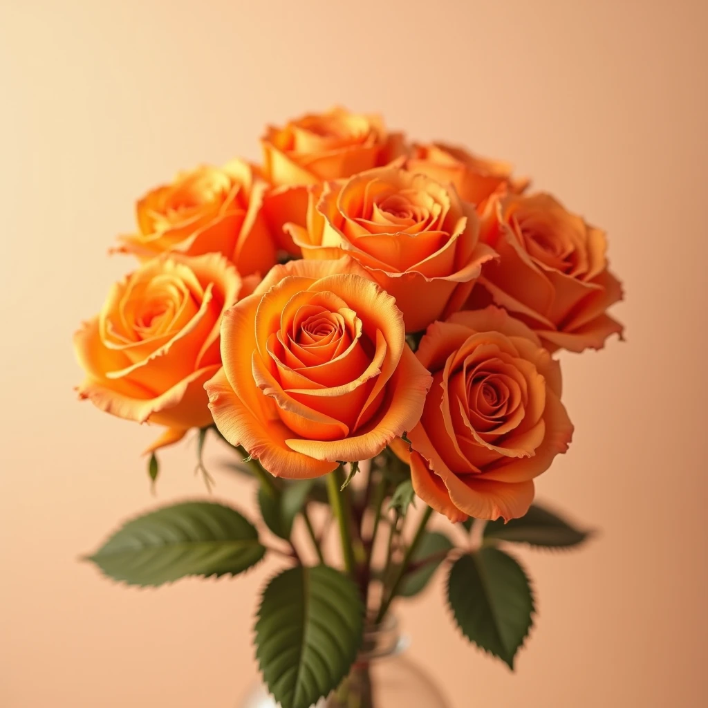 Orange Rose Bouquet