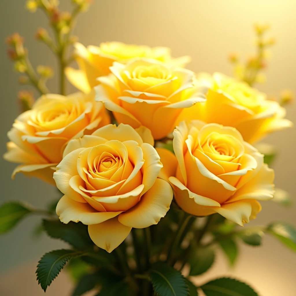 Yellow Rose Bouquet